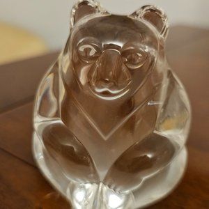 Steuben bear hand cooler
